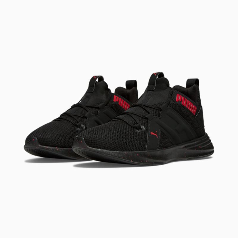 Puma | Men's Contempt Demi Speckle Training Shoes - Black-High Risk Red