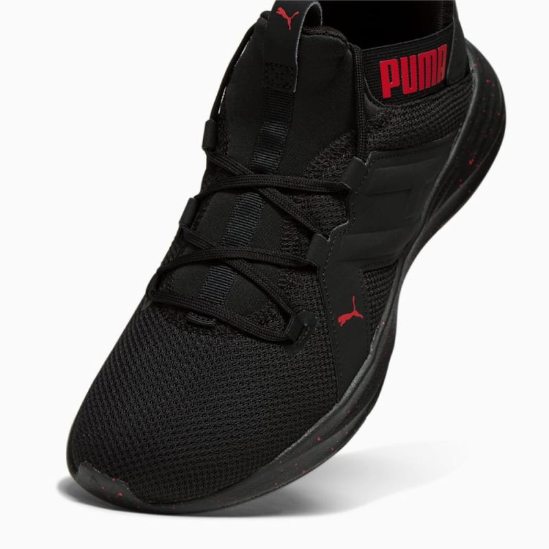 Puma | Men's Contempt Demi Speckle Training Shoes - Black-High Risk Red