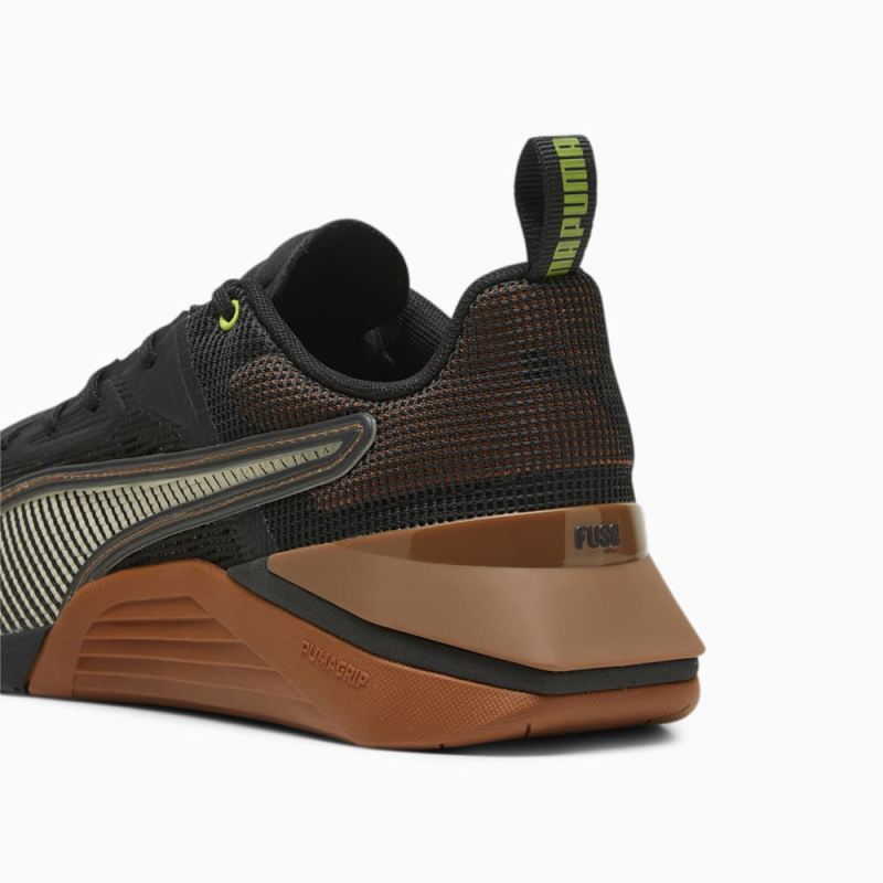 Puma | Men's Fuse 3.0 Training Shoes - Black-Teak-Lime Pow