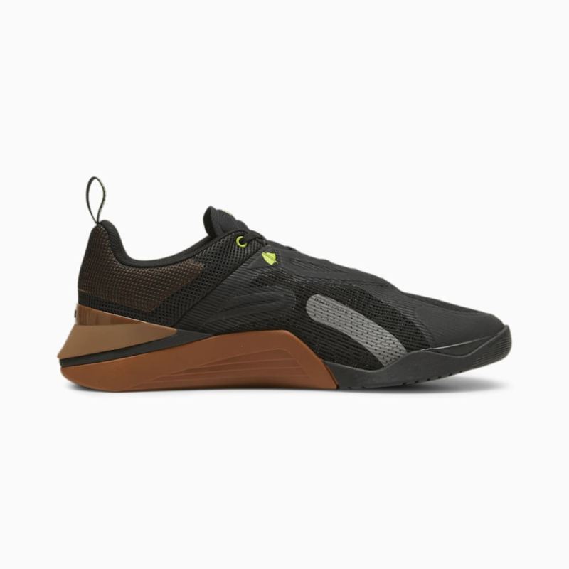 Puma | Men's Fuse 3.0 Training Shoes - Black-Teak-Lime Pow