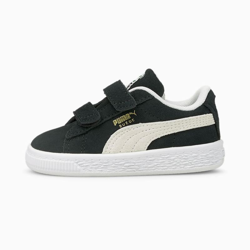 Puma | Boys Suede Classic XXI AC Toddler Shoes - Black-White - Click Image to Close