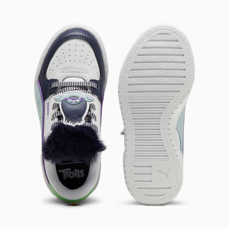 Puma | Boys Puma | Boys x TROLLS CA Pro Little Kids Sneakers - White-Navy