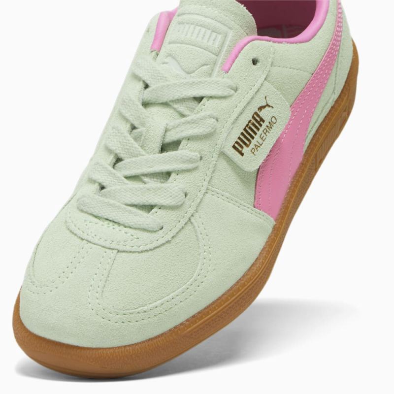 Puma | Women's Palermo Sneakers - Fresh Mint-Fast Pink