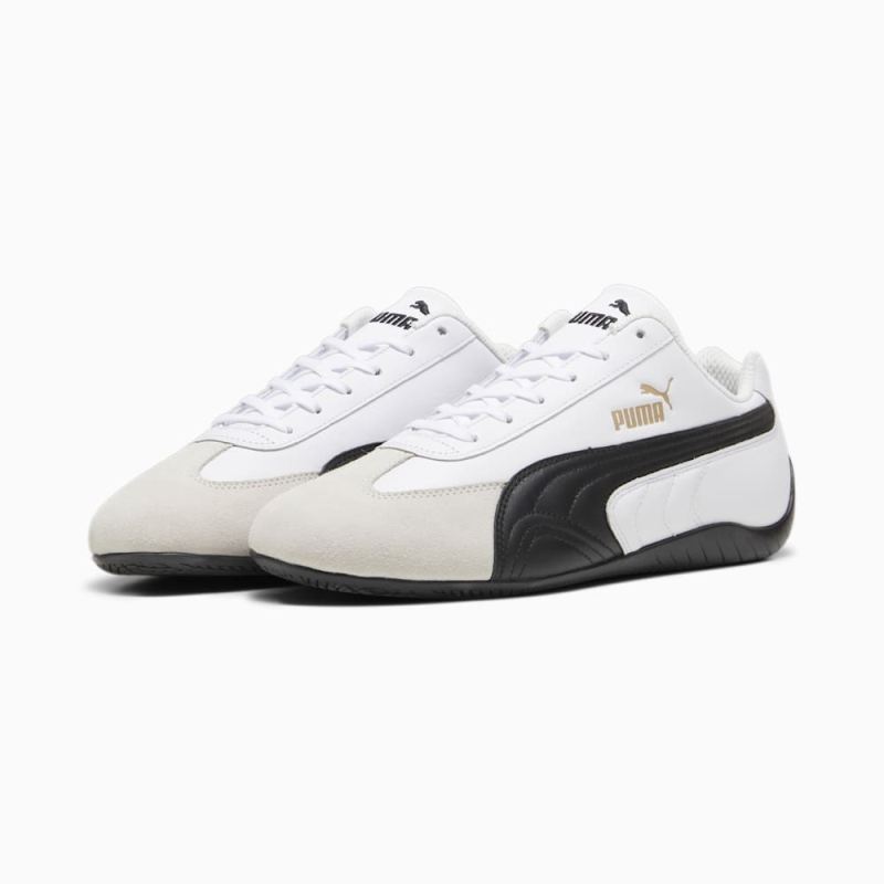 Puma | Men's Speedcat Shield Sneakers - White-Black-Vapor Gray