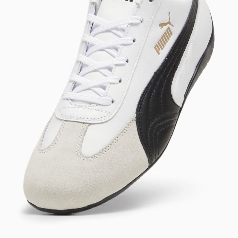 Puma | Men's Speedcat Shield Sneakers - White-Black-Vapor Gray