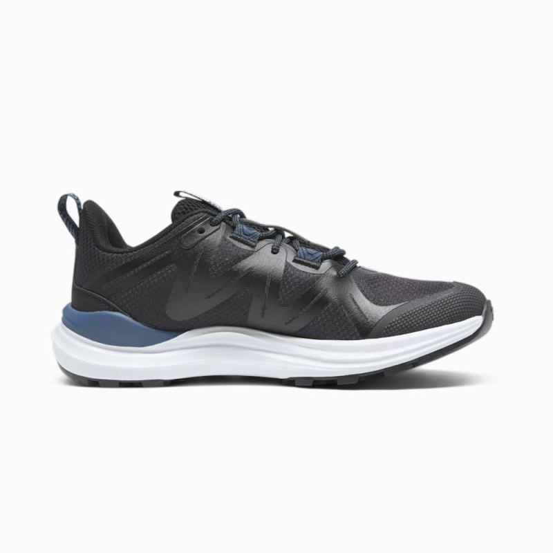 Puma | Women's Reflect Lite Trail Running Shoe - Black-Silver Mist-Ocean Tropic