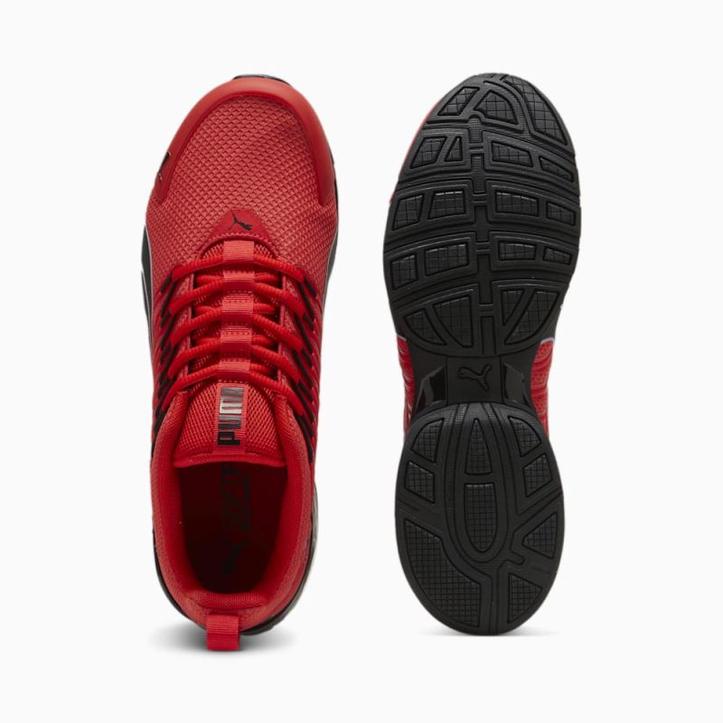 Puma | Men's Voltaic Evo Running Shoe - For All Time Red-Black-Gray Fog