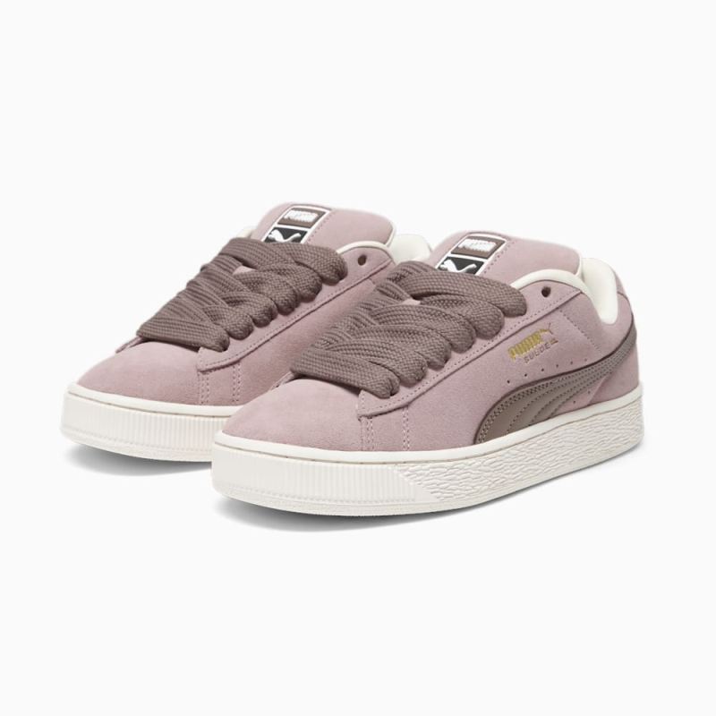 Puma | Women's Suede XL Sneakers - Future Pink-Warm White