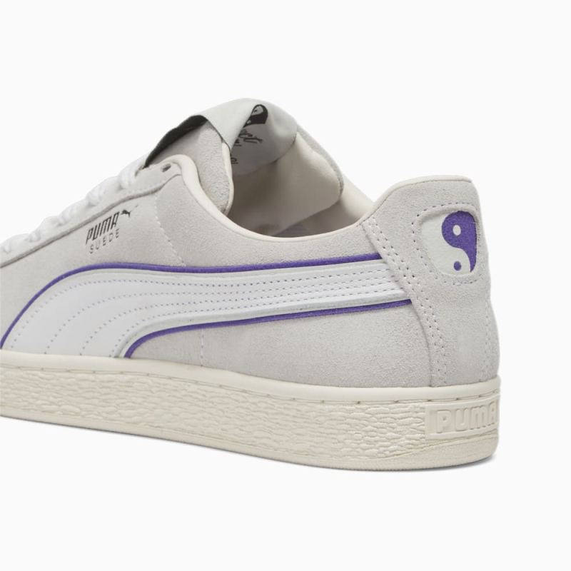 Puma | Men's x LAUREN LONDON Suede Sneakers - White-White