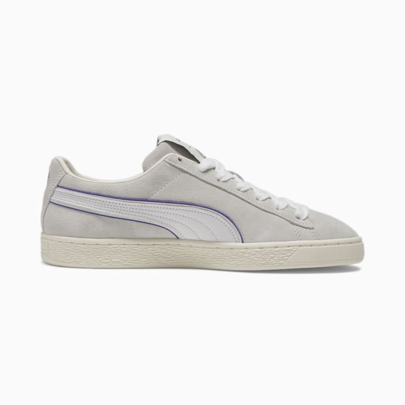 Puma | Men's x LAUREN LONDON Suede Sneakers - White-White