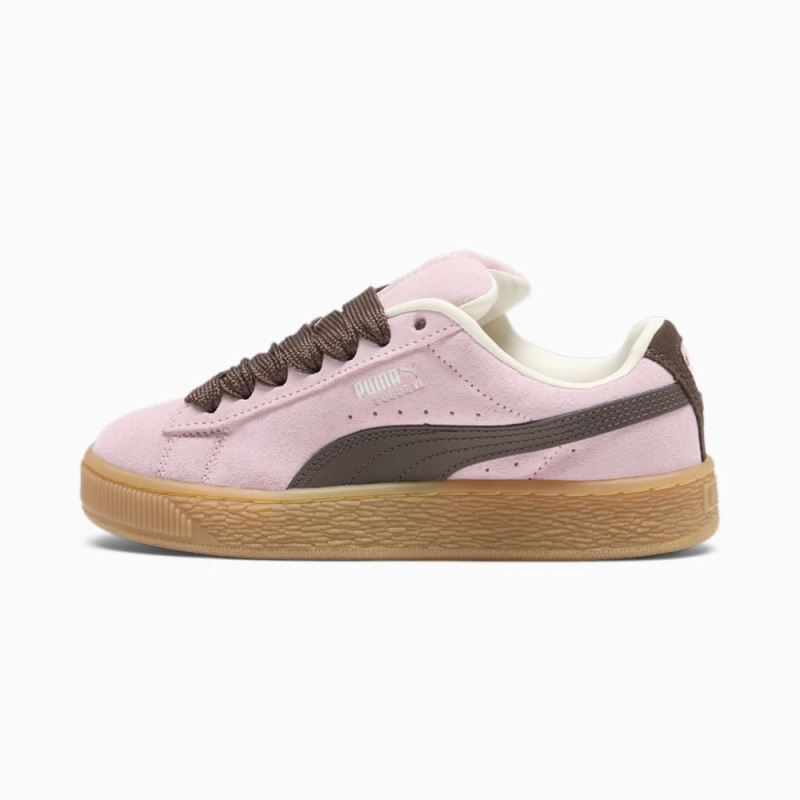 Puma | Boys Suede XL Skate Big Kids Sneakers - Peach Smoothie-Chestnut Brown-Frosted Ivory