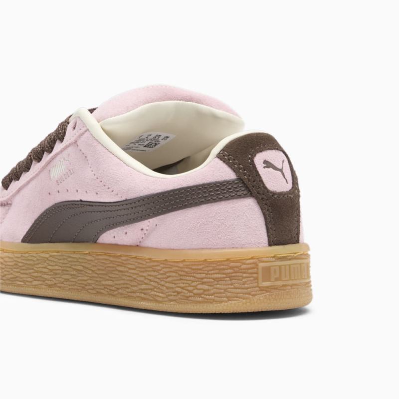 Puma | Boys Suede XL Skate Big Kids Sneakers - Peach Smoothie-Chestnut Brown-Frosted Ivory