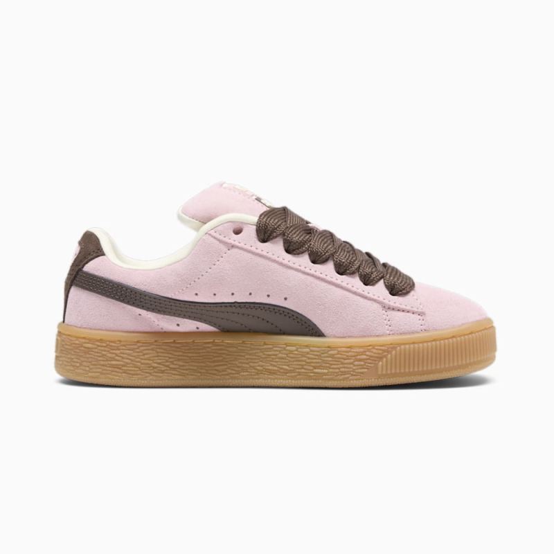 Puma | Boys Suede XL Skate Big Kids Sneakers - Peach Smoothie-Chestnut Brown-Frosted Ivory