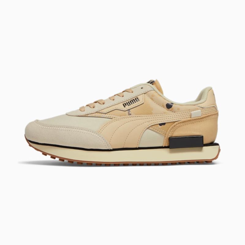 Puma | Men's Future Rider Camo Flagship Sneakers - Tapioca-Pebble