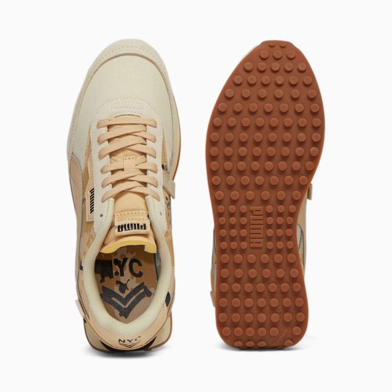 Puma | Men's Future Rider Camo Flagship Sneakers - Tapioca-Pebble