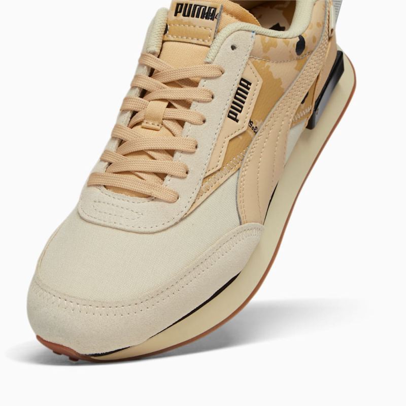 Puma | Men's Future Rider Camo Flagship Sneakers - Tapioca-Pebble