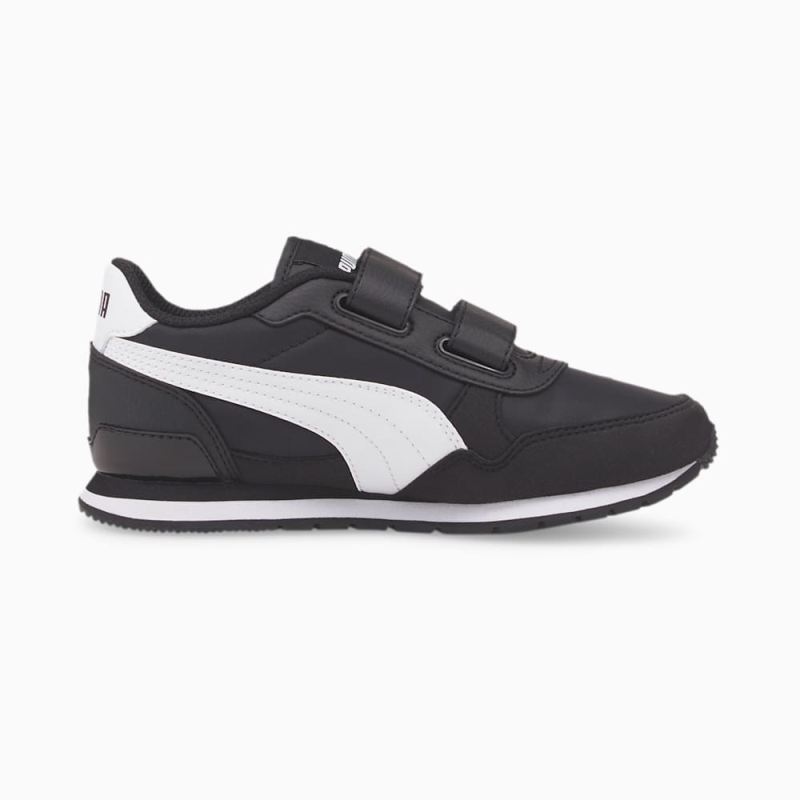 Puma | Boys ST Runner v3 NL Little Kids Shoes - Black-White