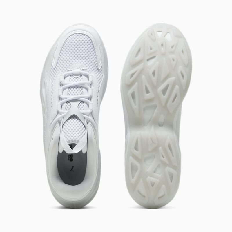 Puma | Men's Exotek NITRO Base Sneakers - White-Silver Mist