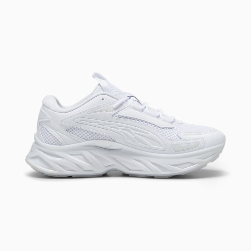 Puma | Men's Exotek NITRO Base Sneakers - White-Silver Mist