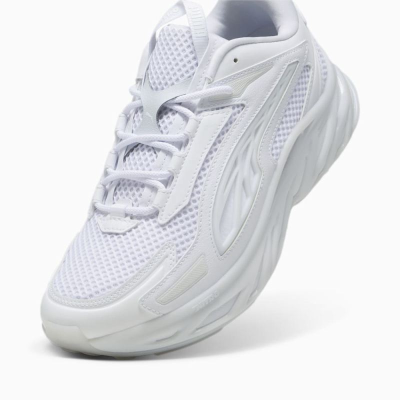 Puma | Men's Exotek NITRO Base Sneakers - White-Silver Mist