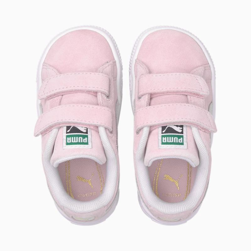 Puma | Boys Suede Classic XXI AC Toddler Shoes - Pink Lady-White