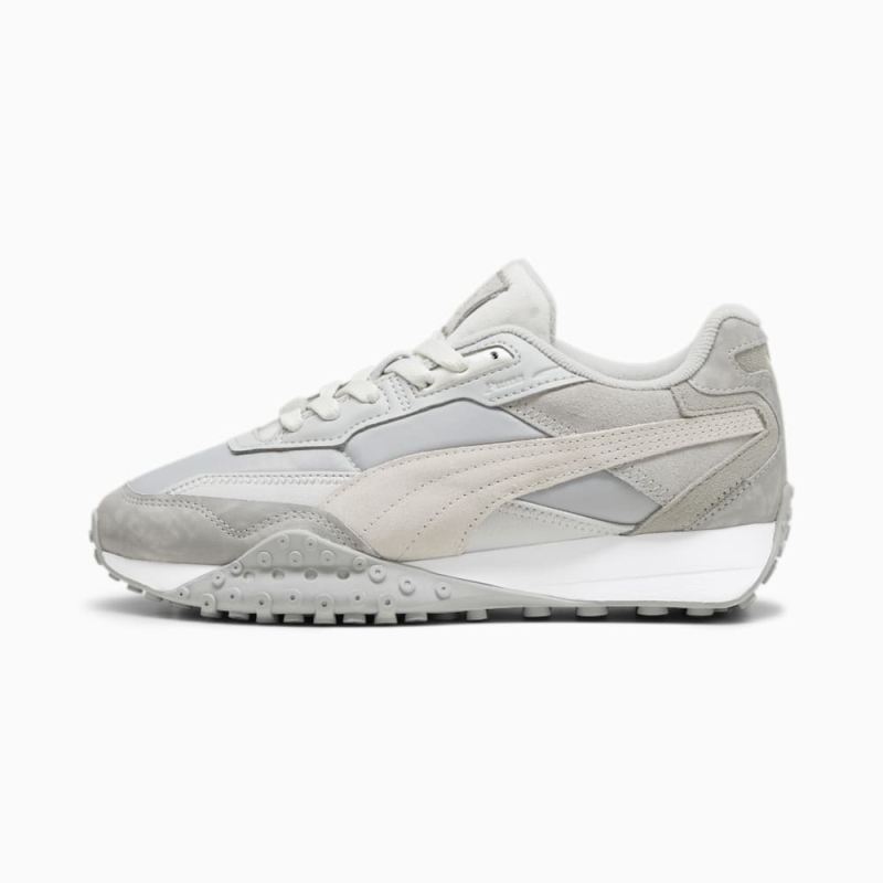 Puma | Women's Blktop Rider 'Retreat Yourself' Sneakers - Cool Light Gray-Vapor Gray - Click Image to Close