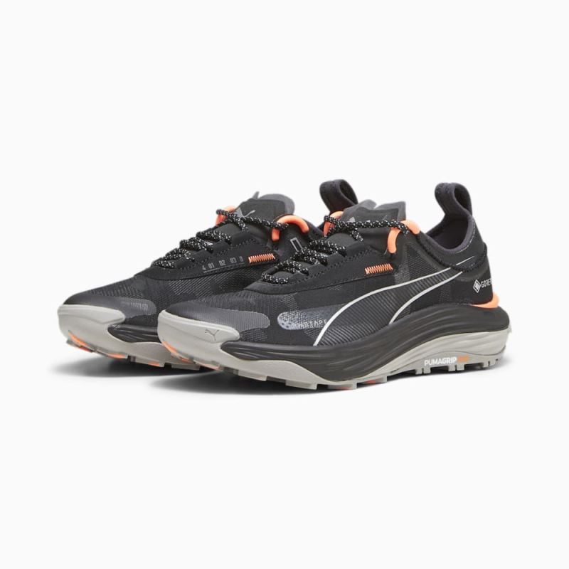 Puma | Women's SEASONS Voyage NITRO 3 GORE-TEX Trail Running Shoes - Black-Neon Sun