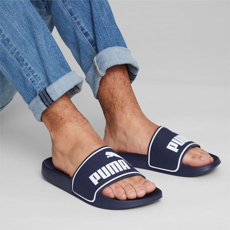 Puma | Men's Leadcat 2.0 Slides - Peacoat-White