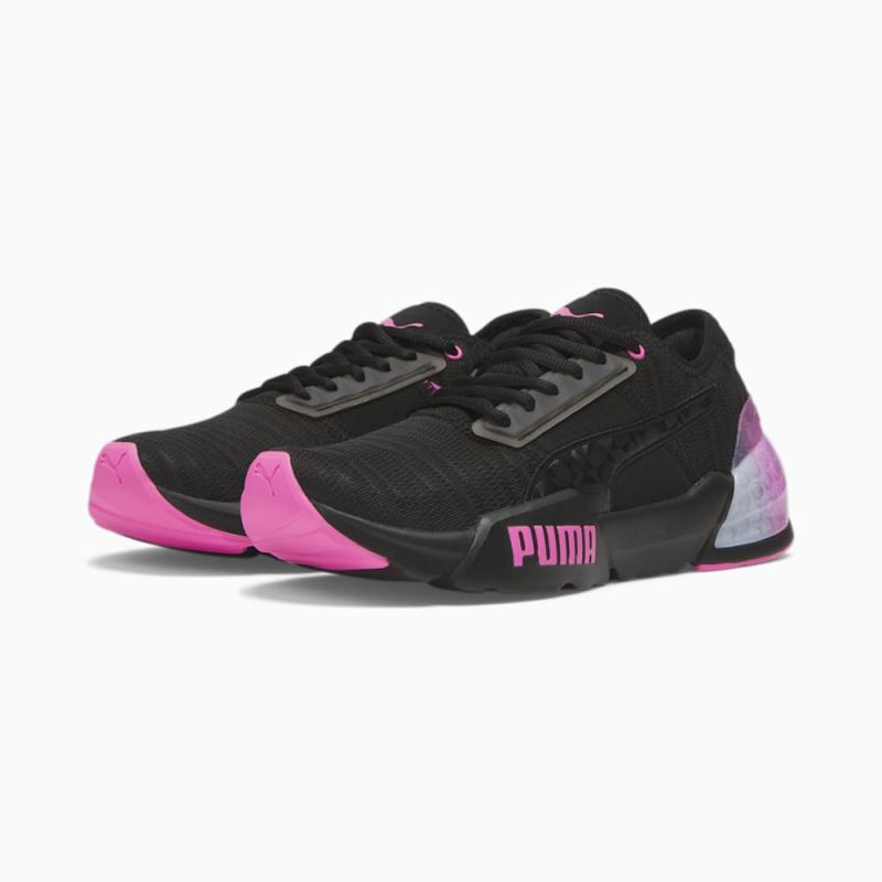 Puma | Women's Cell Phase Femme Fade Running Shoes - Black-Poison Pink