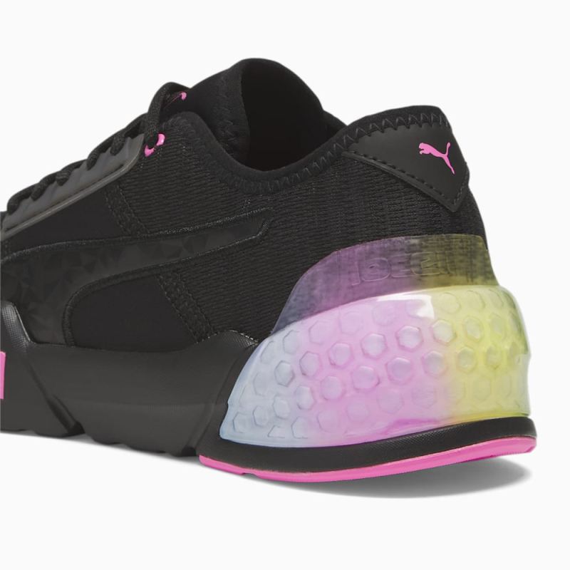 Puma | Women's Cell Phase Femme Fade Running Shoes - Black-Poison Pink