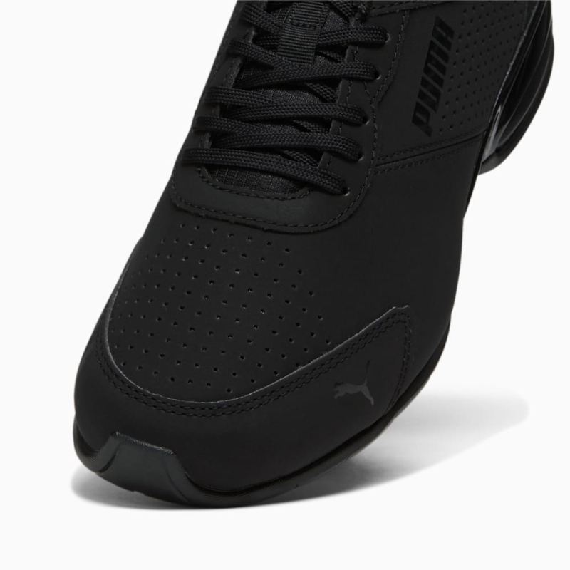 Puma | Men's Tazon Advance Bold Sneakers - Black-Black