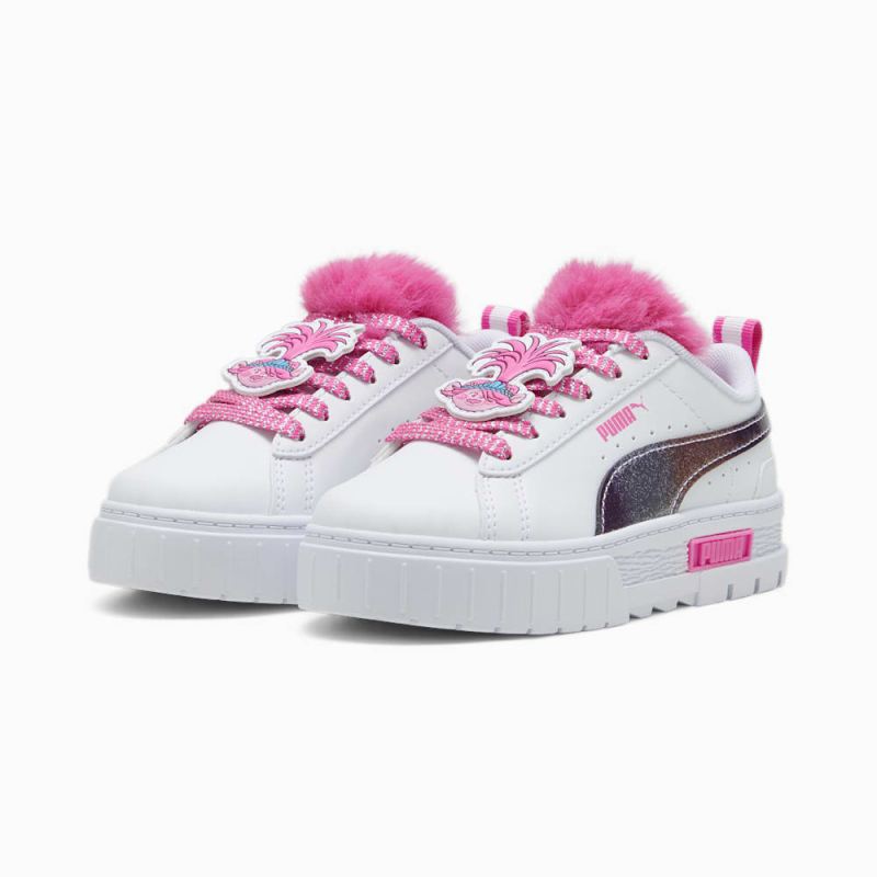 Puma | Girls Puma | Girls x TROLLS Mayze Little Kids Sneakers - White-Ravish