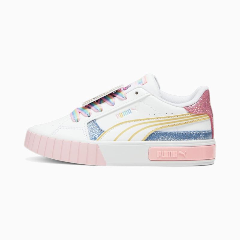 Puma | Girls Puma | Girls x L.O.L. SURPRISE! Cali Star Little Kids Sneakers - White-Flaxen-Racing Blue