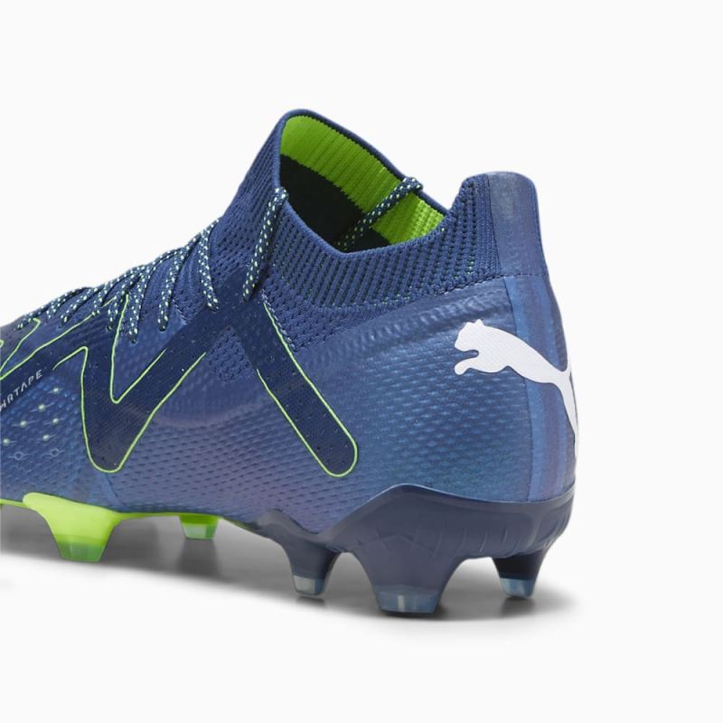 Puma | Men's FUTURE ULTIMATE FG/AG Soccer Cleats - Persian Blue-White-Pro Green