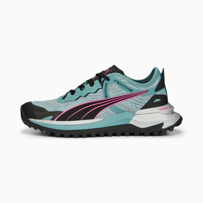 Puma | Women's SEASONS Voyage NITRO 2 Running Shoes - Adriatic-Black-Ravish