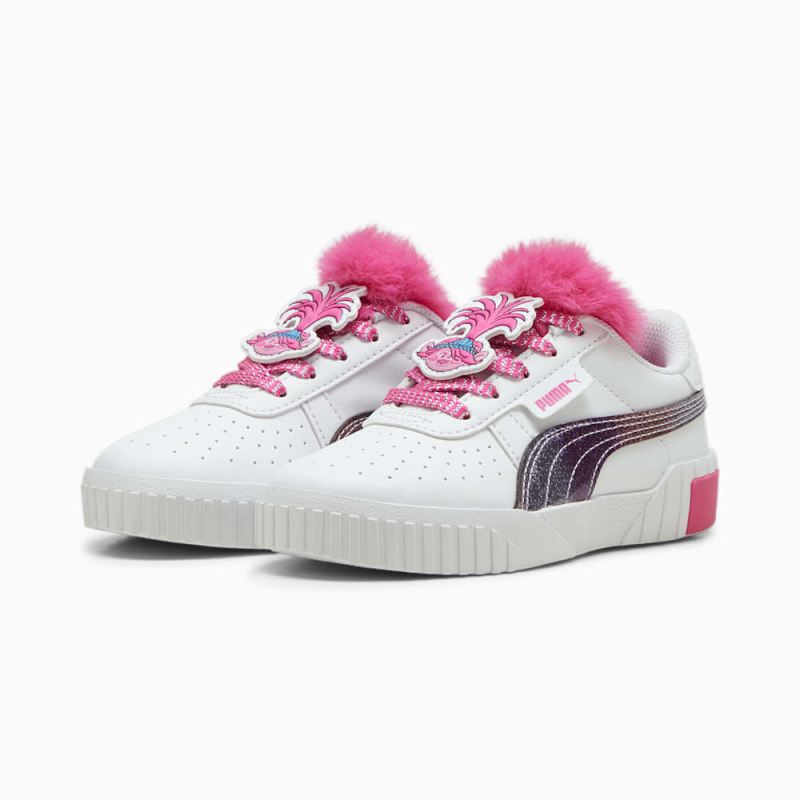 Puma | Girls Puma | Girls x TROLLS Cali OG Little Kids Sneakers - White-Ravish