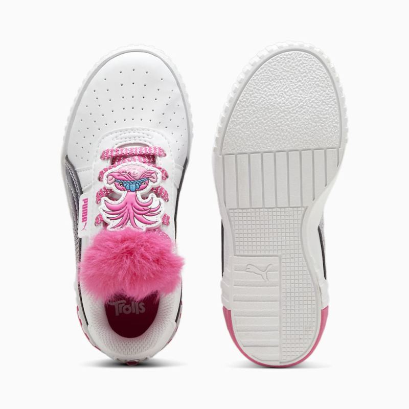 Puma | Girls Puma | Girls x TROLLS Cali OG Little Kids Sneakers - White-Ravish