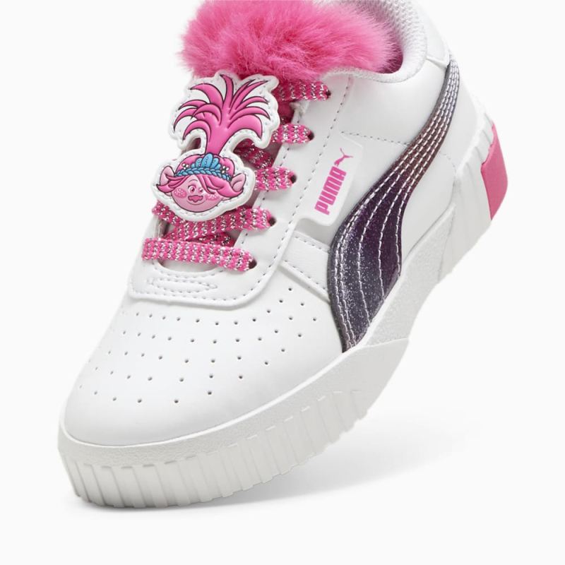 Puma | Girls Puma | Girls x TROLLS Cali OG Little Kids Sneakers - White-Ravish