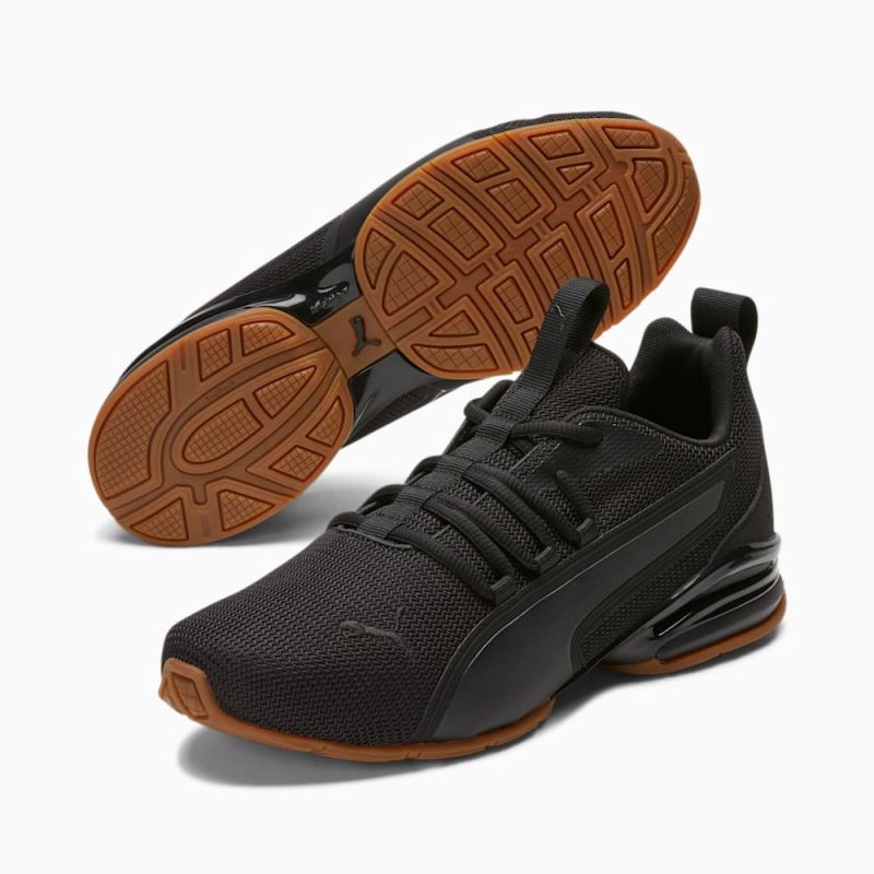 Puma | Men's Axelion NXT Running Shoes - Black-Gum