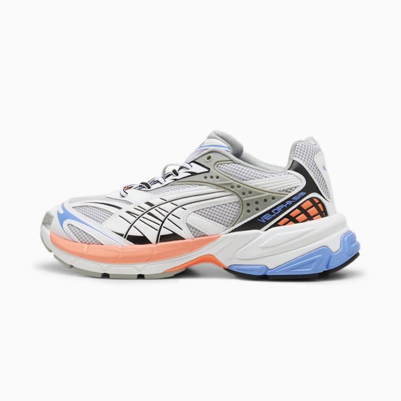 Puma | Men's Velophasis Bliss Sneakers - White-Smokey Gray