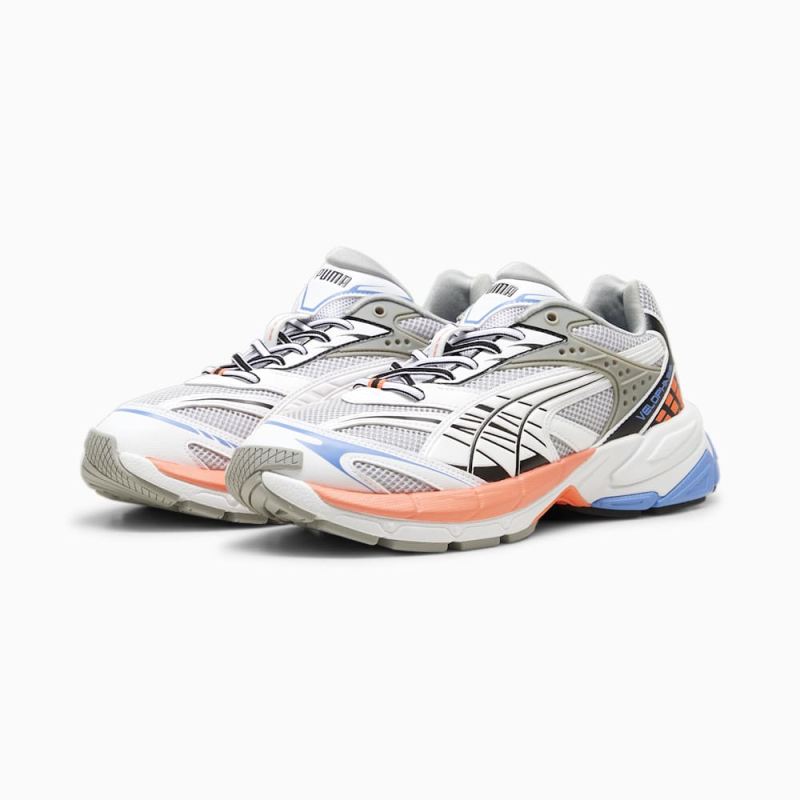 Puma | Men's Velophasis Bliss Sneakers - White-Smokey Gray