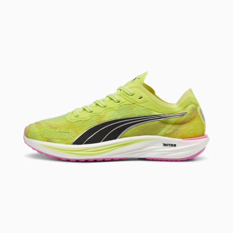 Puma | Women's Liberate NITRO 2 Running Shoes - Lime Pow-Black