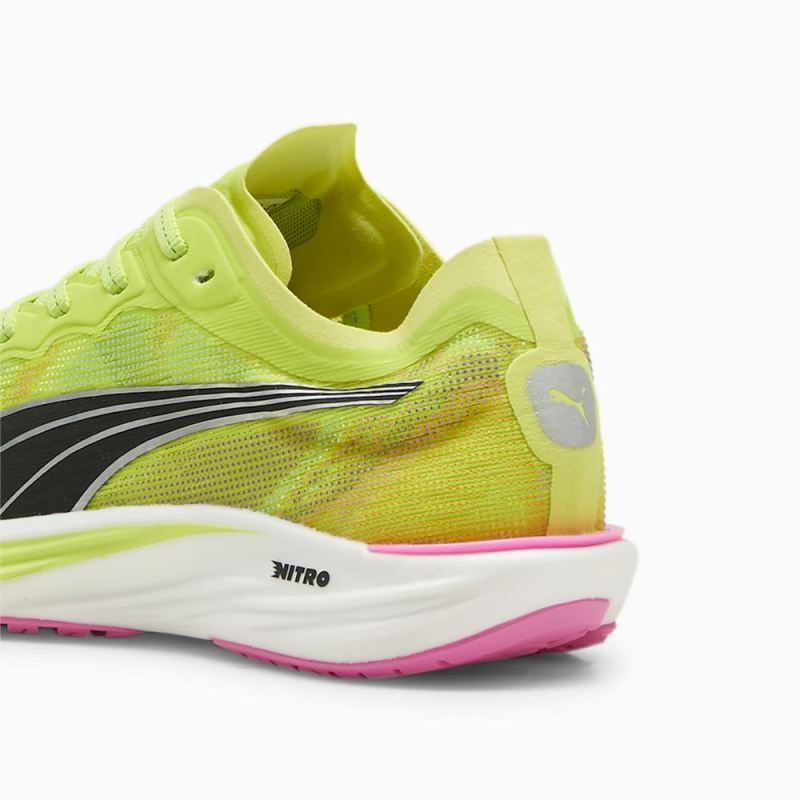 Puma | Women's Liberate NITRO 2 Running Shoes - Lime Pow-Black