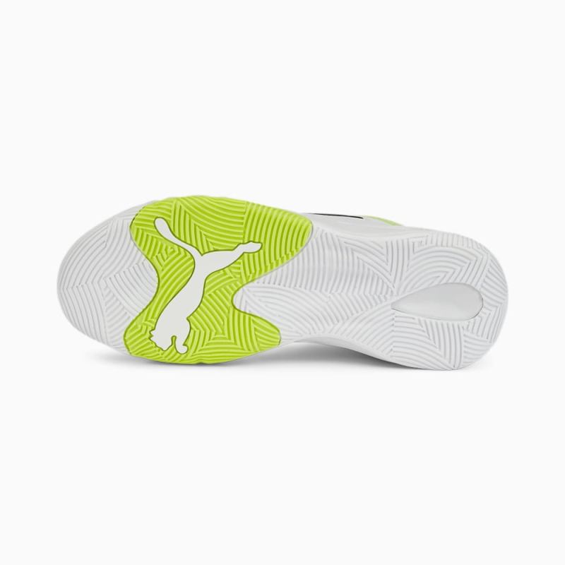 Puma | Men's Rebound Future Evo Core Sneakers - White-Black-Light Lime