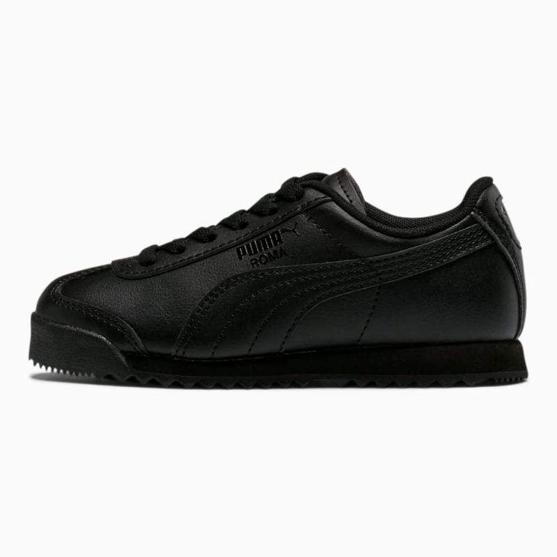 Puma | Girls Roma Basic Little Kids Shoes - Black-Black