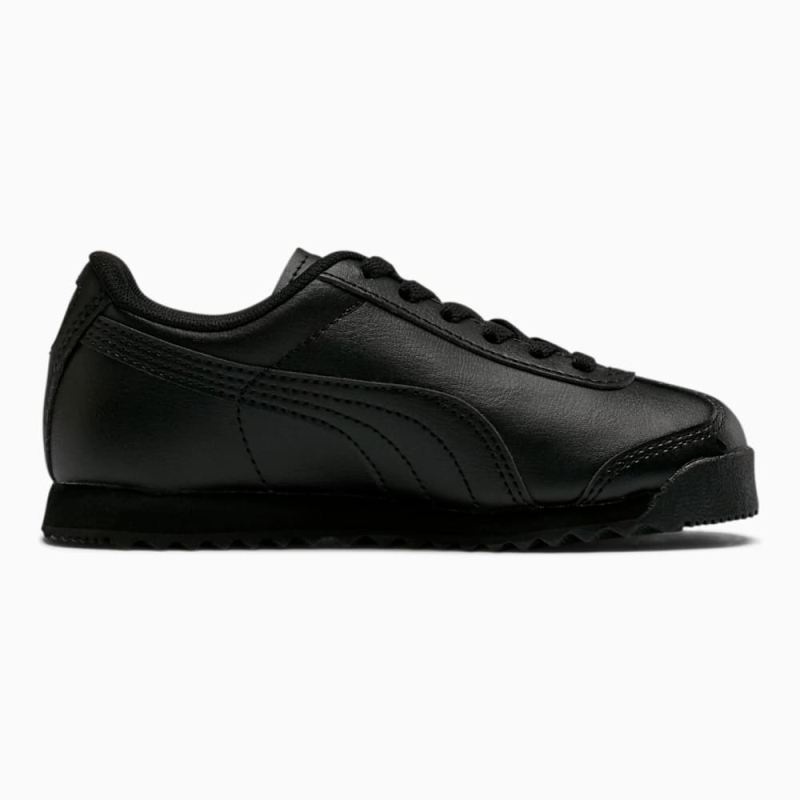 Puma | Girls Roma Basic Little Kids Shoes - Black-Black