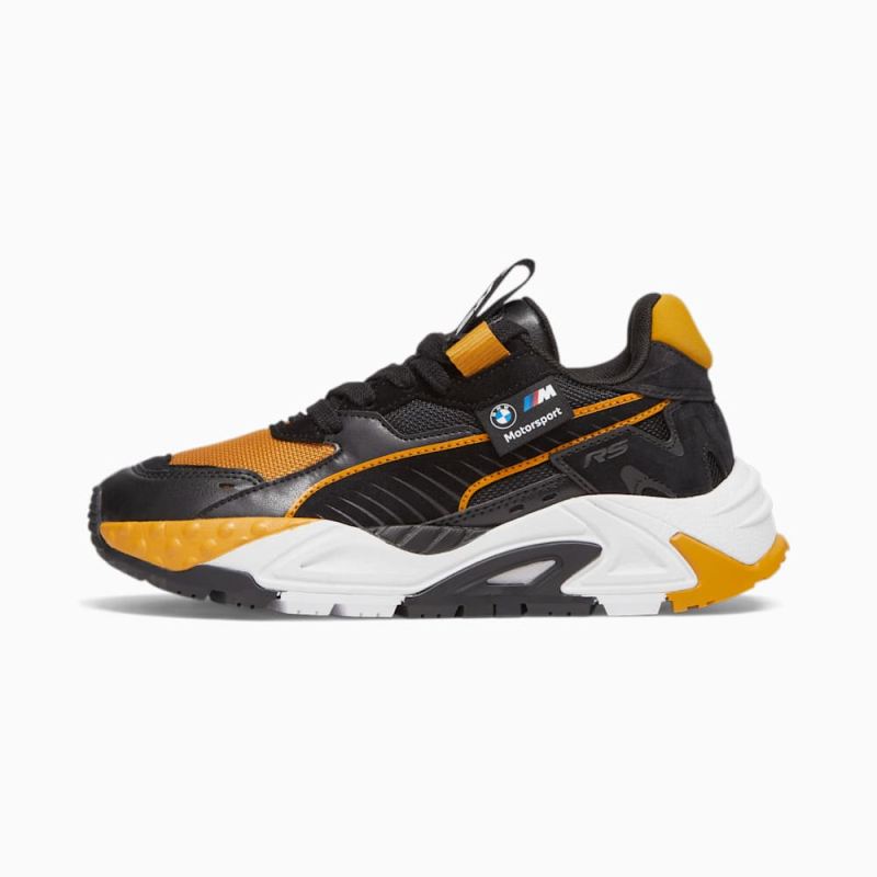 Puma | Girls BMW M Motorsport RS-Trck Big Kids Sneakers - Black-Amber