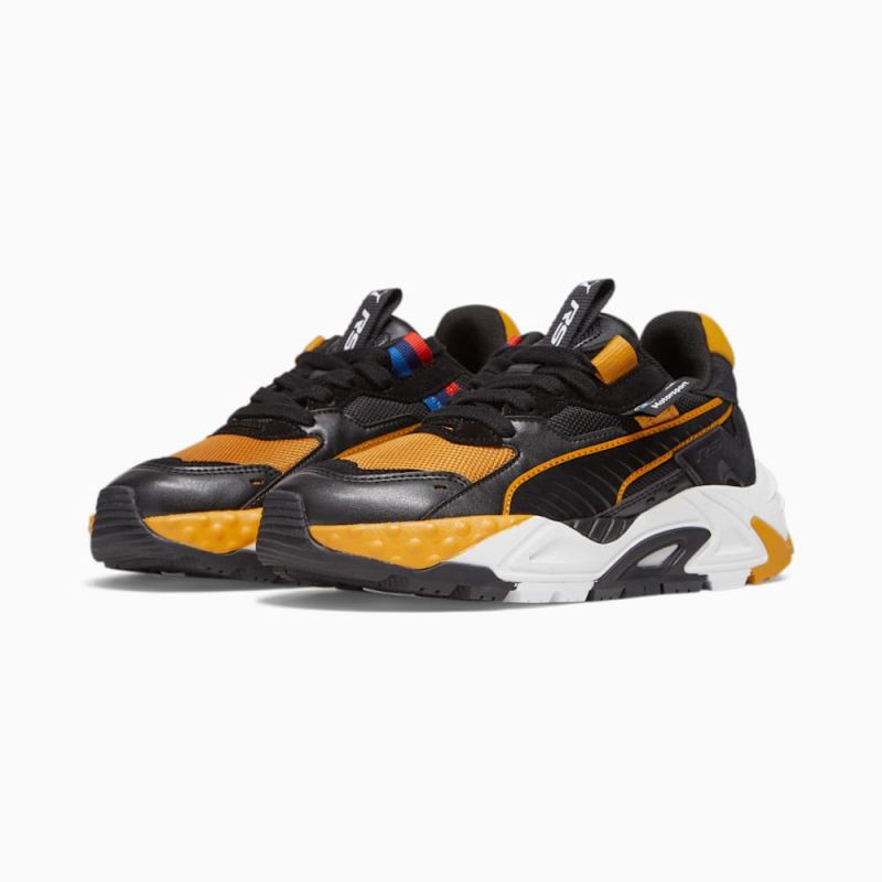 Puma | Girls BMW M Motorsport RS-Trck Big Kids Sneakers - Black-Amber