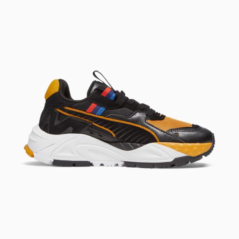 Puma | Girls BMW M Motorsport RS-Trck Big Kids Sneakers - Black-Amber