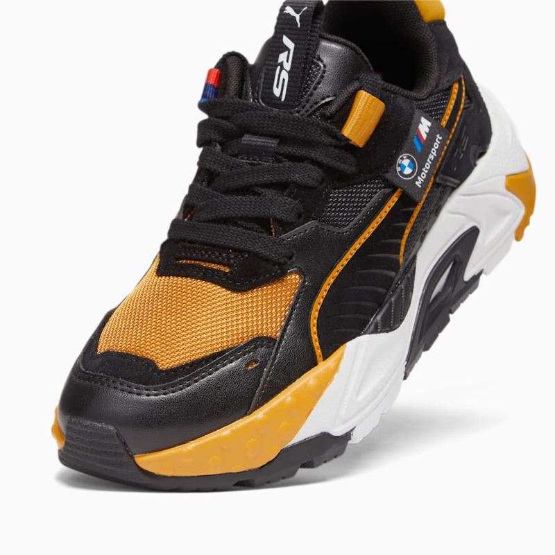 Puma | Girls BMW M Motorsport RS-Trck Big Kids Sneakers - Black-Amber